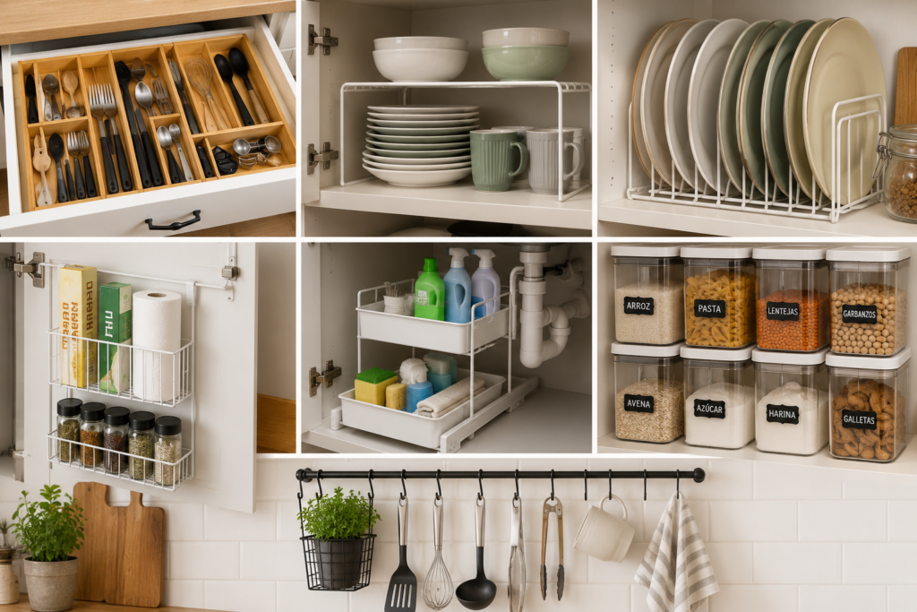 Mejores organizadores cocina pequeña